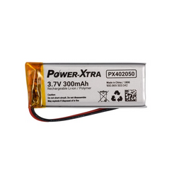 Power-Xtra PX402050 3.7V 300 mAh Li-Po باتری لیتیوم پلیمر 
