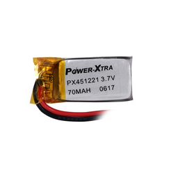 Power-Xtra PX451221 70 mAh Li-Po باتری لیتیوم پلیمر