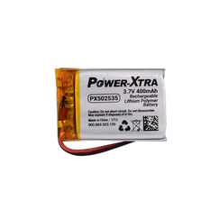 Power-Xtra PX502535 3.7V 400mAh  Li-Po باتری لیتیوم پلیمر