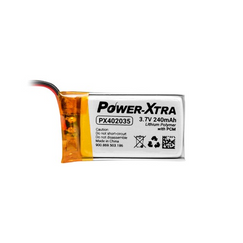 Power-Xtra PX402035 3.7V 240 mAh Li-Po باتری لیتیوم پلیمر