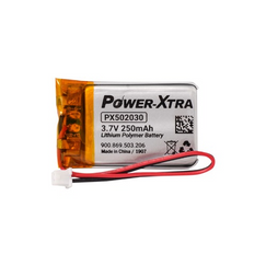 Power-Xtra PX502030 3.7V 250 mAh Li-Po باتری لیتیوم پلیمربا کانکتور