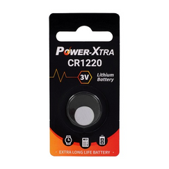Power-Xtra CR1220 3V Lithium  (Single BL) باتری دکمه ای- سکه  ای