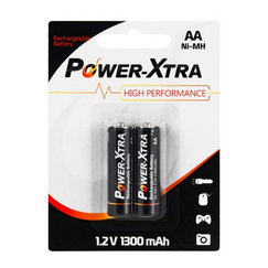 Power-Xtra 1.2V 1300 Mah AA Size 2BL باتری قابل شارژ