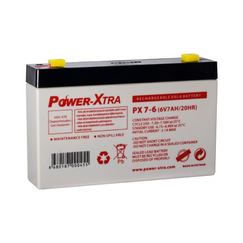 Power-Xtra 6V 7 Ah باتری سیلد اسید