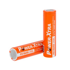 Power-Xtra 3.7V Li-ion 18650 2500 Mah باتری قابل شارژ لیتیوم یون