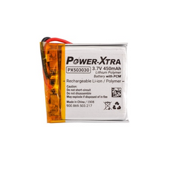 Power-Xtra PX503030 3.7V 450 mAh  Li-Po باتری لیتیوم پلیمر
