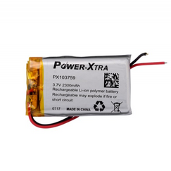 Power-Xtra PX103759 2300 mAh Li-Polymer Battery