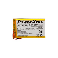 Power-Xtra PX605080 3000 mAh Li-Polymer Battery