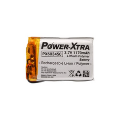 Power-Xtra PX603450 3.7V 1170mAh Li-Polymer Battery with PCM(1.5A)