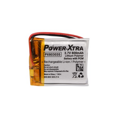 Power-Xtra PX803035 3.7V 800 mAh Li-Polymer Battery with PCM(1.5A)
