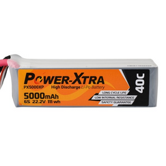 Power-Xtra PX5000XP 22.2V 6S1P 5000 mAh (40C) Li-Polymer Batareya