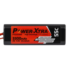 Power-Xtra PX3300WB 7.4V 2S1P 3300 mAh (55C) Li-Polymer Batareya