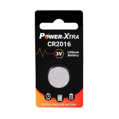 Power-Xtra CR2016 3V Lithium Batareya - təkli Blister