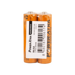 Power-Xtra R06/AA Size Zinc Manganese Battery-with 2SH/SHRINK