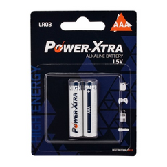 Power-Xtra LR03/AAA Size Alkaline Battery - with 2BL / BLISTER