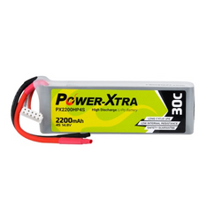 Power-Xtra PX2200HP4S - 4S1P - 14.8V 2200 mAh Li-Po Battery -30C