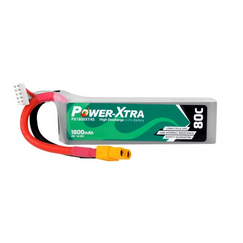 Power-Xtra PX1800XT4S - 4S1P - 14.8V 1800 mAh Li-Po Battery -80C