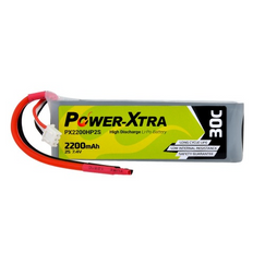 Power-Xtra PX2200HP2S - 2S1P - 7.4V 2200 mAh Li-Polymer Battery -30C