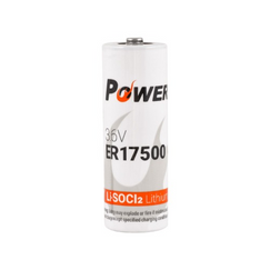 Power-Xtra 3.6V ER17500 A Size Li-SOCI2 Lithium Battery