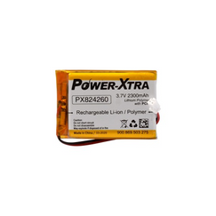 Power-Xtra PX824260 3.7V 2300 mAh Li-Polymer Battery with PCM(3.0A)