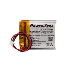 Power-Xtra PX103035 3.7V 1000mAh Li-Polymer Battery with Conn./PCM(1.5A)