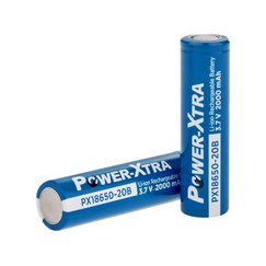 Power-Xtra PX18650-20B - 3.7V 2000 Mah Li-ion Battery- 3C