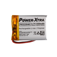 Power-Xtra PX523040 3.7V 550 mAh Li-Polymer Pil (PCM/1.5A)