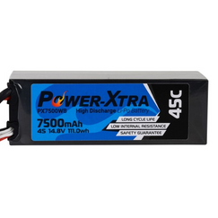 Power-Xtra PX7500WB 14.8V 4S2P 7500 mAh (45C) Li-Polymer Pil