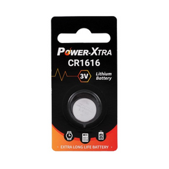 Power-Xtra CR1616 3V Lithium Battery - Single BL