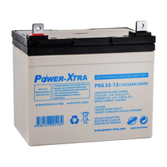 Power-Xtra 12V 32Ah باتری ژله ای - بدون نیاز به نگهداری