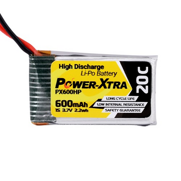 Power-Xtra PX600HP 3.7V 1S1P 600 mAh (20C) Li-Po باتری لیتیوم پلیمر