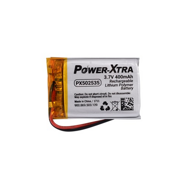Power-Xtra PX502535 3.7V 400mAh  Li-Po باتری لیتیوم پلیمر