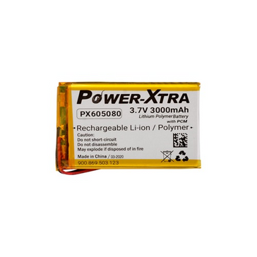 Power-Xtra PX605080 3000 mAh Li-Po باتری لیتیوم پلیمر