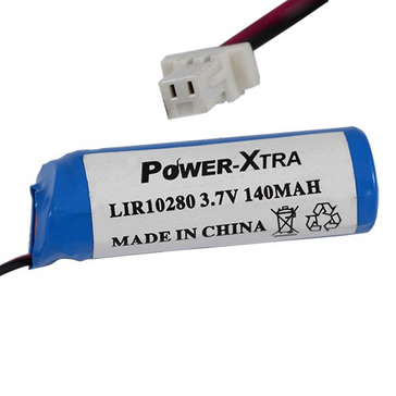 Power-Xtra LIR10280 3.7V 140mah Li-ion   باتری قابل شارژ لیتیوم یون
