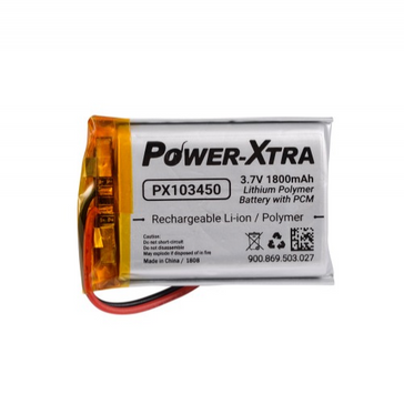 Power-Xtra PX103450 3.7V 1800 Mah Li-Polymer Battery with PCM (1.5A)