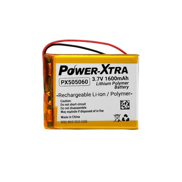 Power-Xtra PX505060 3.7V 1600 mAh Li-Polymer Battery with PCM(1.5A)