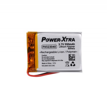 Power-Xtra PX523040 3.7V 590 mAh Li-Polymer Battery with PCM (1.5A)