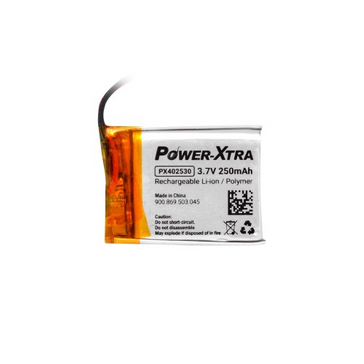 Power-Xtra PX402530 3.7V 250 mAh Li-Polymer Battery with PCM (1.5A)