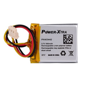 Power-Xtra PX403442  560mAh with connector Li-Polymer Battery