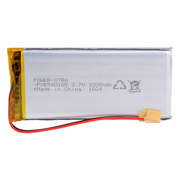 Power-Xtra PX6540105 3200 mAh Li-Polymer Battery