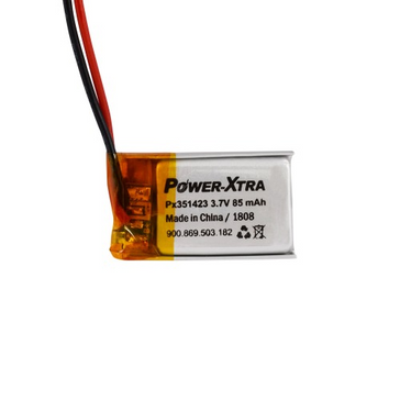 Power-Xtra PX351423 3.7V 85 mAh Li-Polymer Battery with PCM (1.5A)