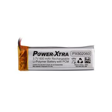 Power-Xtra PX502060 3.7V 600 mAh Li-polymer Battery with PCM(1.5A)