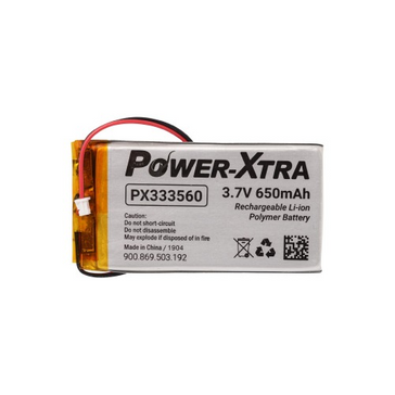 Power-Xtra PX333560 3.7V 650 mAh Li-Polymer Battery with connector/ PCM(1.5A)