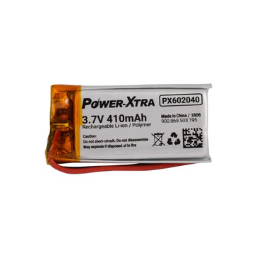 Power-Xtra PX602040 3.7V 410 mAh Li-Polymer Battery with PCM(1.5A)