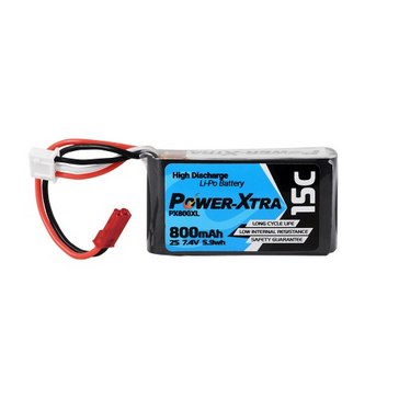Power-Xtra PX800XL 7.4V 2S1P 800 mAh (15C) Li-Polymer Batareya