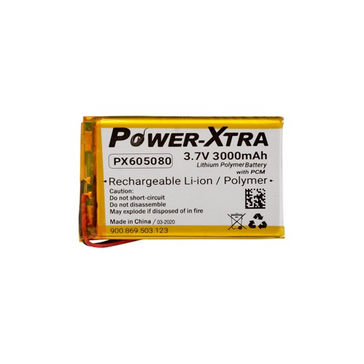 Power-Xtra PX605080 3000 mAh Li-Polymer Batareya