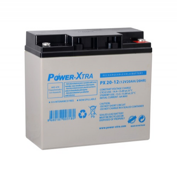 Power-Xtra 12V 20 Ah Elektrikli Velosped Akkumulyatorlar