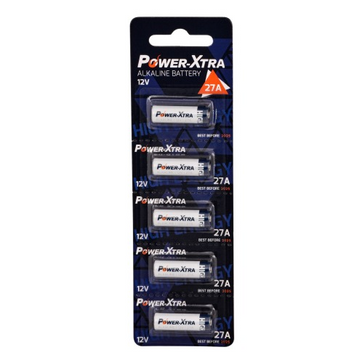 Power-Xtra 27A Size 12V Alkaline Battery - with 5BL / BLISTER