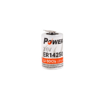 Power-Xtra 3.6V ER14250 1/2AA-2PT Li-SOCI2  Lithium Pil -Pinlli