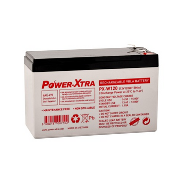 Power-Xtra PX-W120 - 12V Sealed Lead Acid Battery 